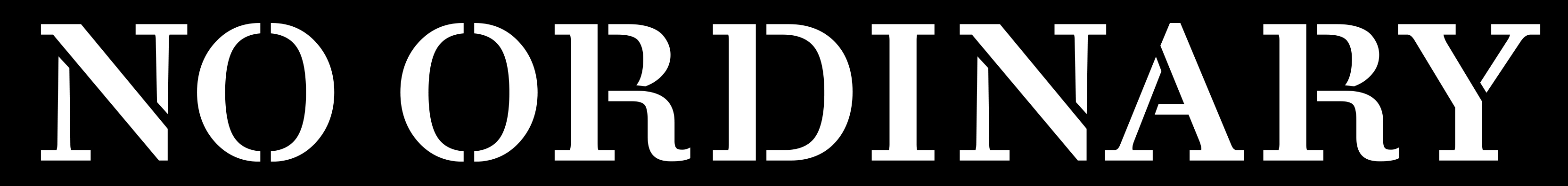 No Ordinary-logo
